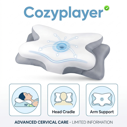 Memory Foam Pillow for Comfortable Sleep and Neck Support Vendula care 08