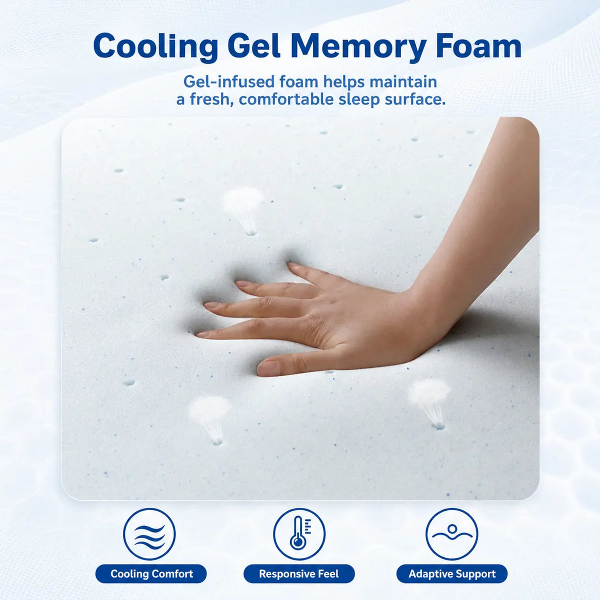 Memory Foam Anti-Bacterial Thin Mattress for Healthy Sleep Vendula care 06