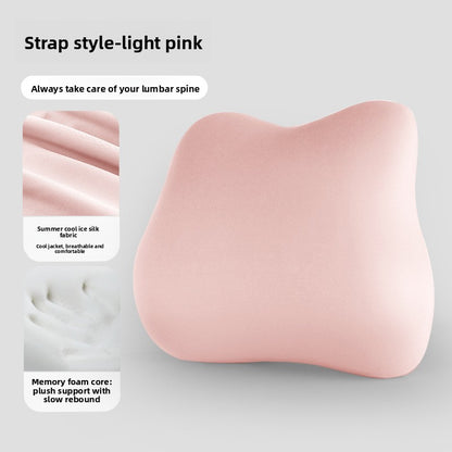 Memory Foam Back Cushion with Lumbar Support for Office Chair Vendula Care 09