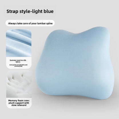 Memory Foam Back Cushion with Lumbar Support for Office Chair Vendula Care 08
