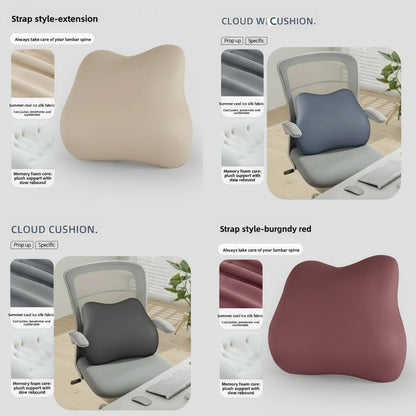 Memory Foam Back Cushion with Lumbar Support for Office Chair Vendula Care 07