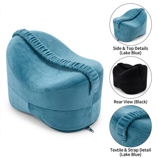 Memory Foam Leg Pillow for Knee & Hip Comfort and Support Vendula Care 1