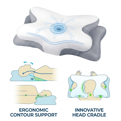 Memory Foam Pillow for Comfortable Sleep and Neck Support Vendula care 06