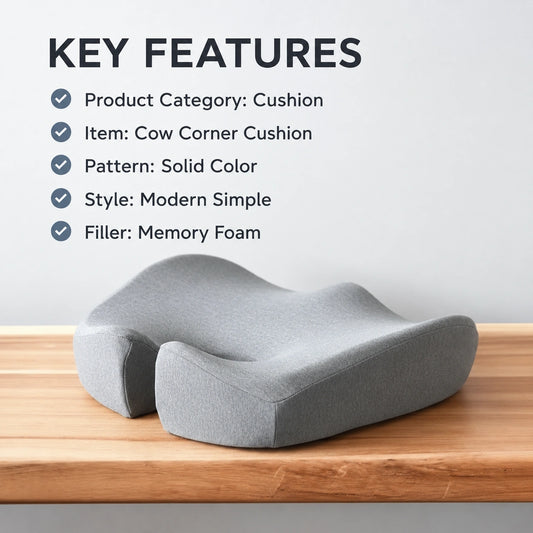 Memory Foam Seat Cushion for Hemorrhoid and Tailbone Relief Vendula Care 2