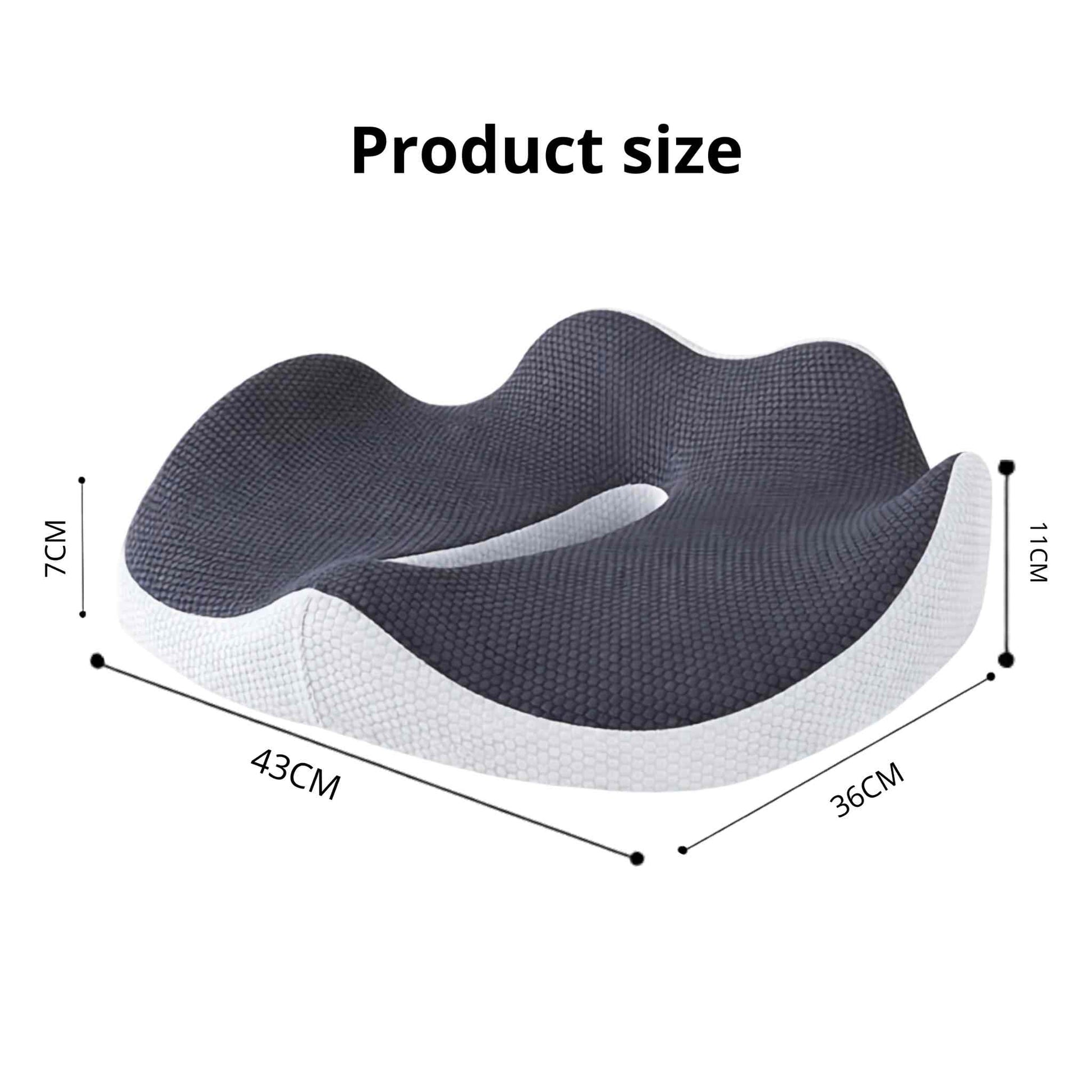 Memory Foam Seat Cushion for Office Chair Back Pain Relief Vendula Care 4
