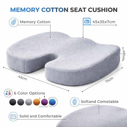Memory Foam Seat Cushion for Tailbone and Back Pain Relief vendula care 06
