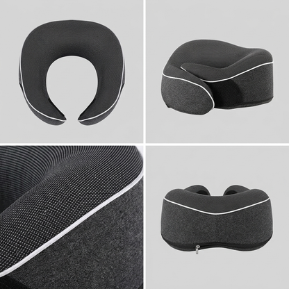 Memory Foam U-Shape Travel Neck Pillow with Storage Case VendulaCare 16