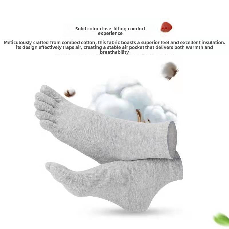 Mens Five Toe Breathable Sports Socks for Daily Comfort Fits globalswanky 03
