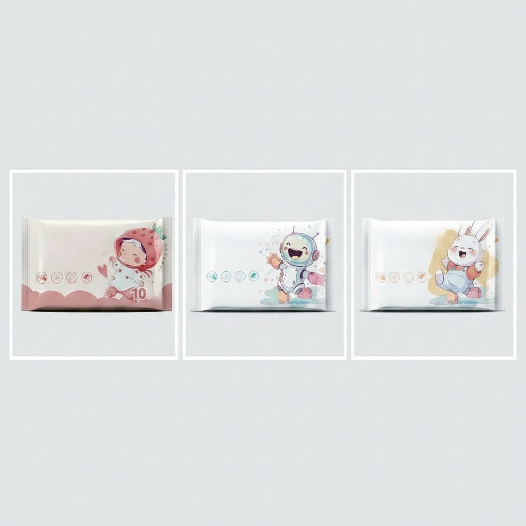 Mini Portable Baby Wet Wipes for Hands, Mouth and Travel Vendula Care 13