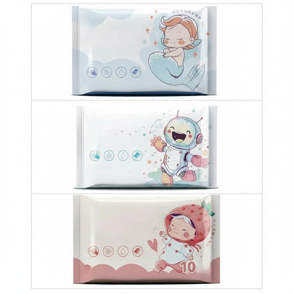 Mini Portable Baby Wet Wipes for Hands, Mouth and Travel Vendula Care 14