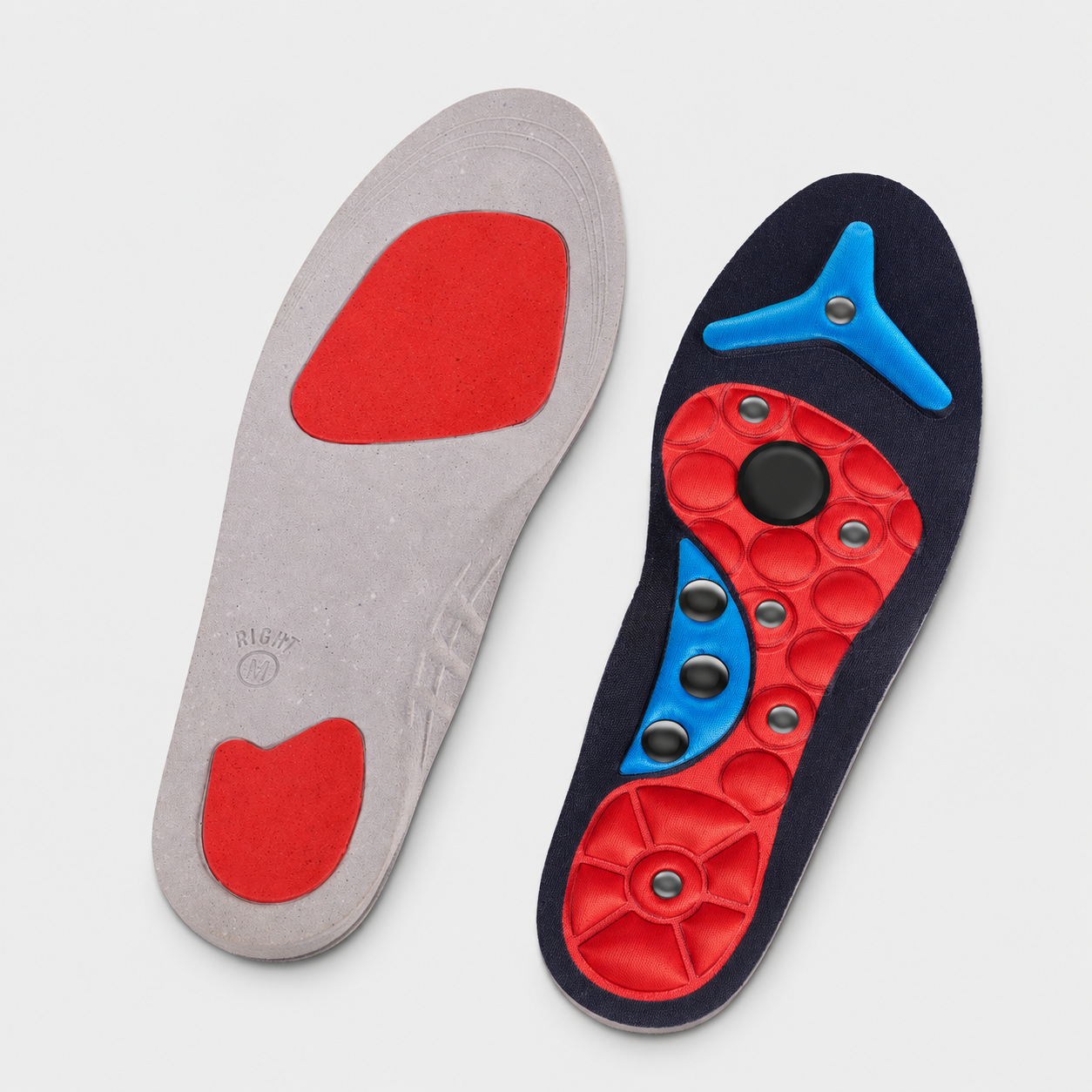 Multi Layer Cushioning Shock Absorption Insoles for Walking
