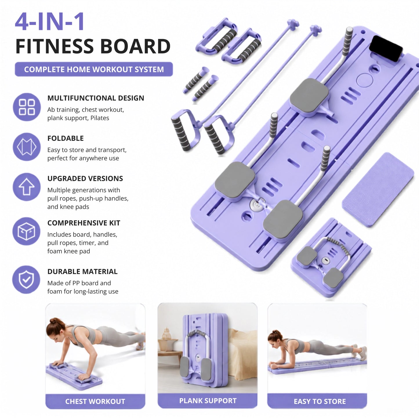 Multifunctional Foldable Fitness Abdominal Board for Home Vendula Care 04