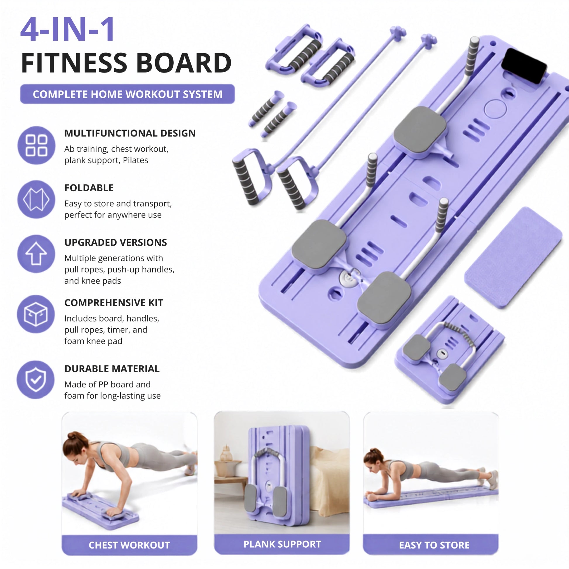 Multifunctional Foldable Fitness Abdominal Board for Home Vendula Care 04
