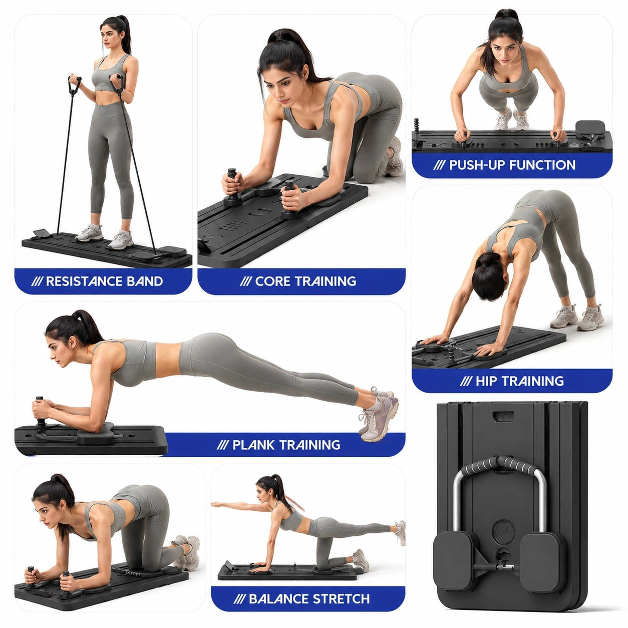 Multifunctional Foldable Fitness Abdominal Board for Home Vendula Care 07