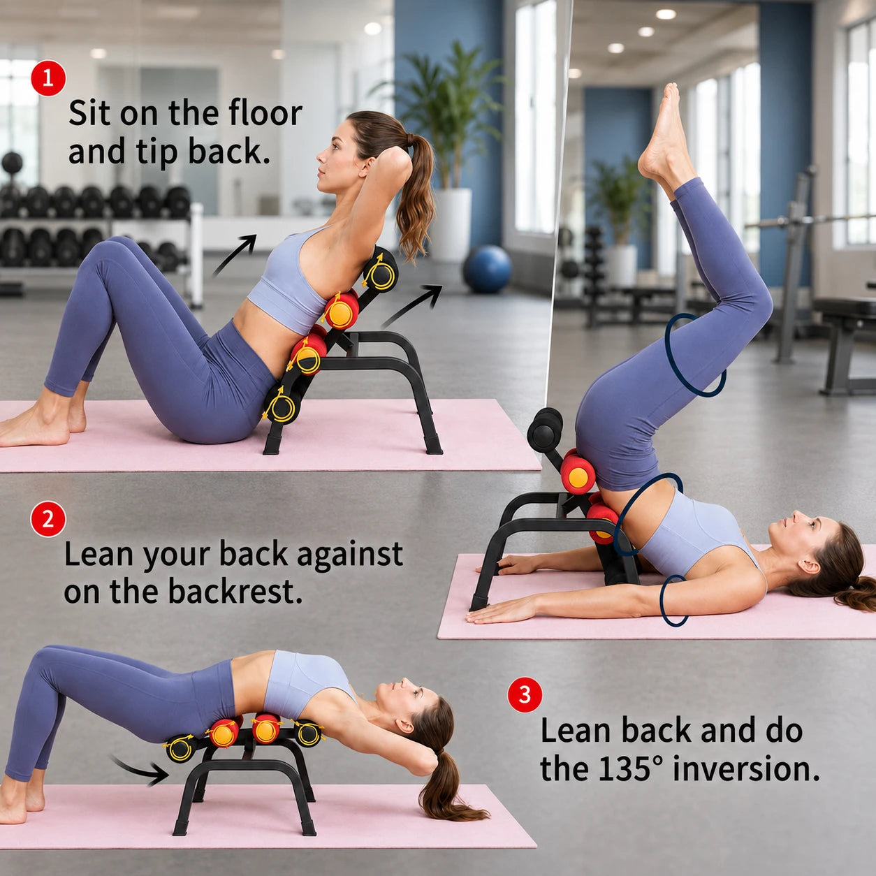 Multifunctional Yoga Stretching Chair for Flexible Workouts Vendula Care 08