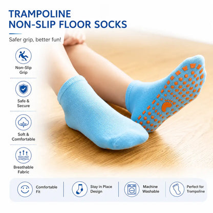 Non-Slip Cotton Yoga Socks with Grip for Pilates & Barre Vendula Care (11)
