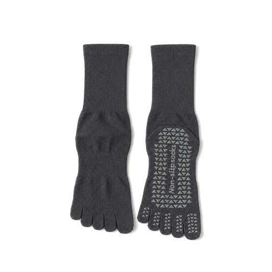 Non-Slip Five Toe Yoga Socks – Pilates and Barre Studio Grip Vendula Care 1