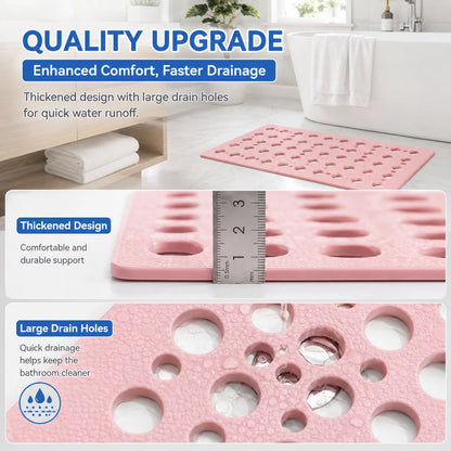 Non Slip Bath Mat for Shower & Tub with Strong Suction Grip Vendula Care (8)