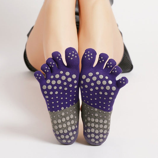 Non Slip Yoga Socks for Better Grip Comfort Daily Use Fit globalswanky 2