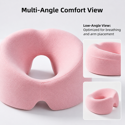 O-Shaped Memory Foam Face Pillow for Massage and Home Use