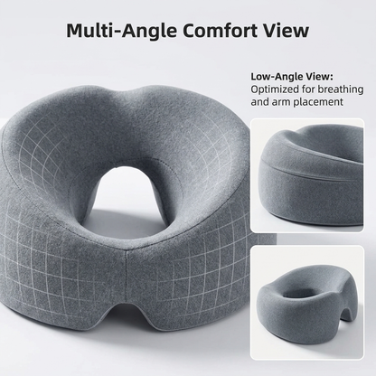 O-Shaped Memory Foam Face Pillow for Massage and Home Use