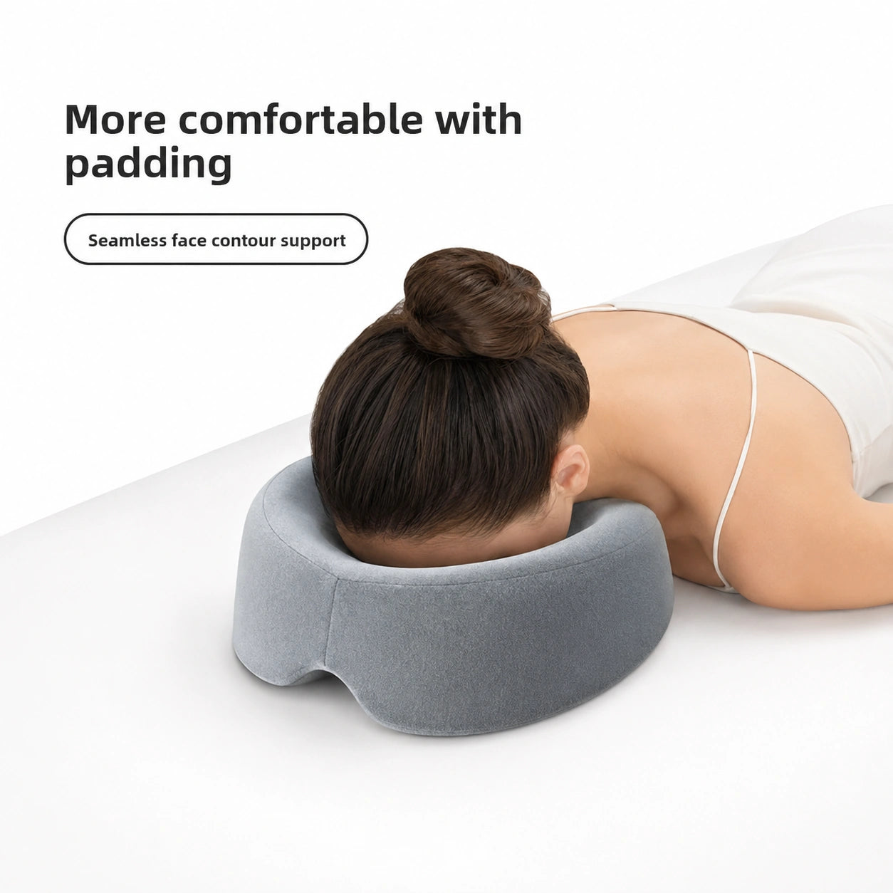 O-Shaped Memory Foam Face Pillow for Massage and Home Use Vendula Care 8
