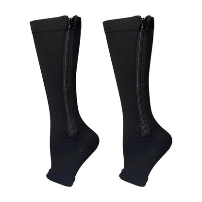 Open-Toe Compression Socks for Sports & Leg Pain Relief Vendula Care 1