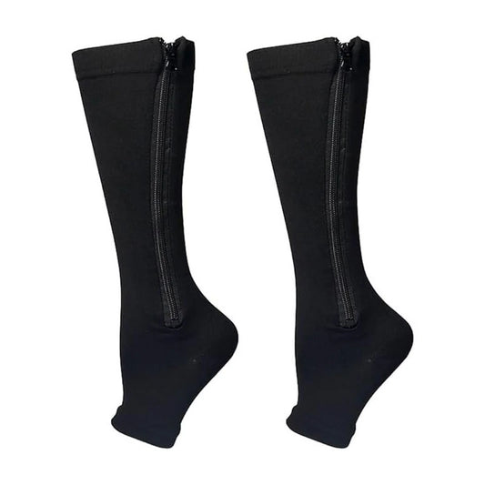 Open-Toe Compression Socks for Sports & Leg Pain Relief Vendula Care 1