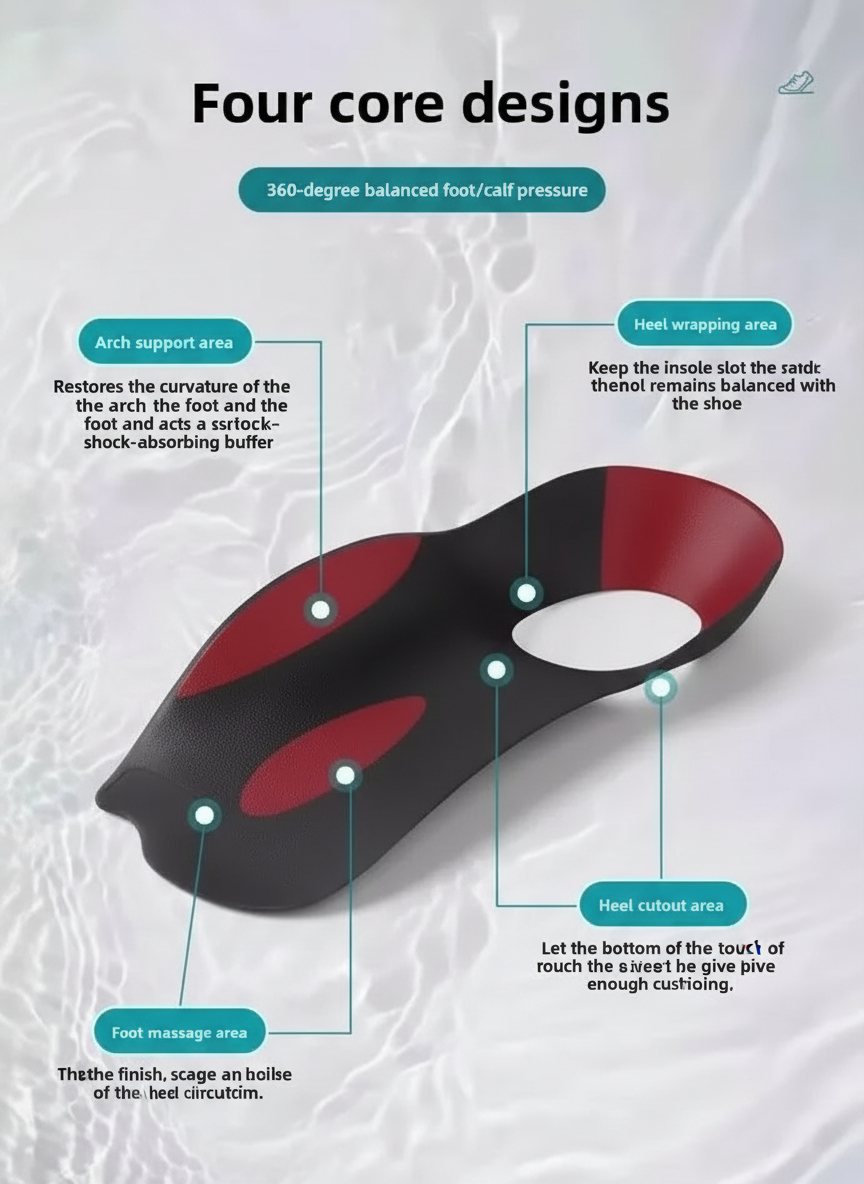 Orthopedic Arch Support Insoles for Daily Foot Pain Relief vendula Care 6