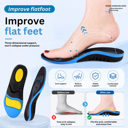 Orthopedic Insoles with Arch Support for Foot Comfort Daily Vendula Care 02