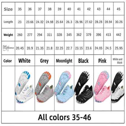 Outdoor Five-Toe Barefoot Shoes for Aqua Sports & Quick Dry VendulaCare  13