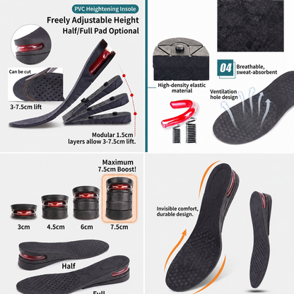 PVC Heightening Insoles for Men and Women – Comfort Lift Vendula Cae 07
