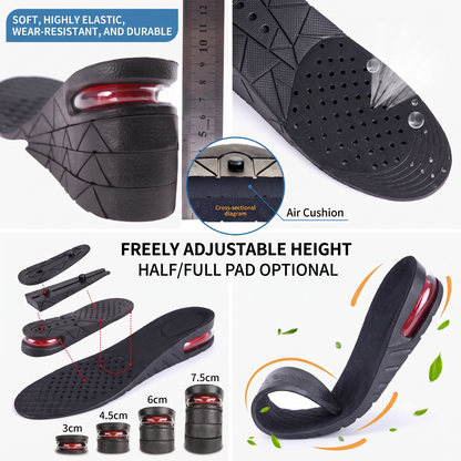 PVC Heightening Insoles for Men and Women – Comfort Lift Vendula Care 02