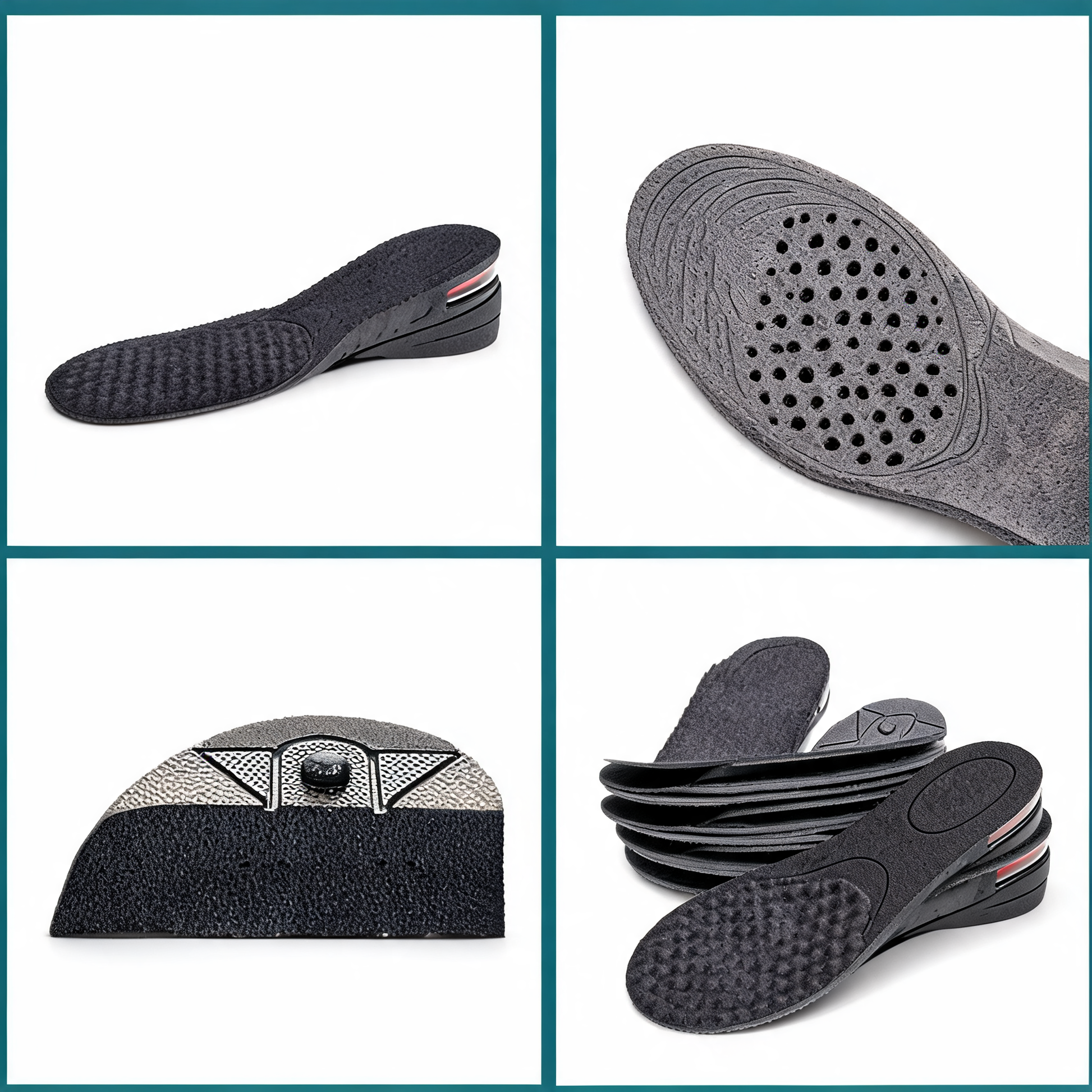 PVC Heightening Insoles for Men and Women – Comfort Lift Vendula Care 07