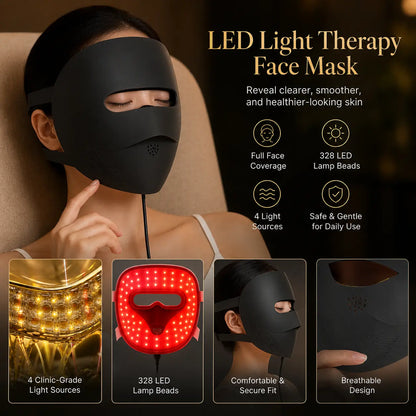 Photon Therapy Beauty Mask with Red Light for Daily Home Use Vendula Care 6