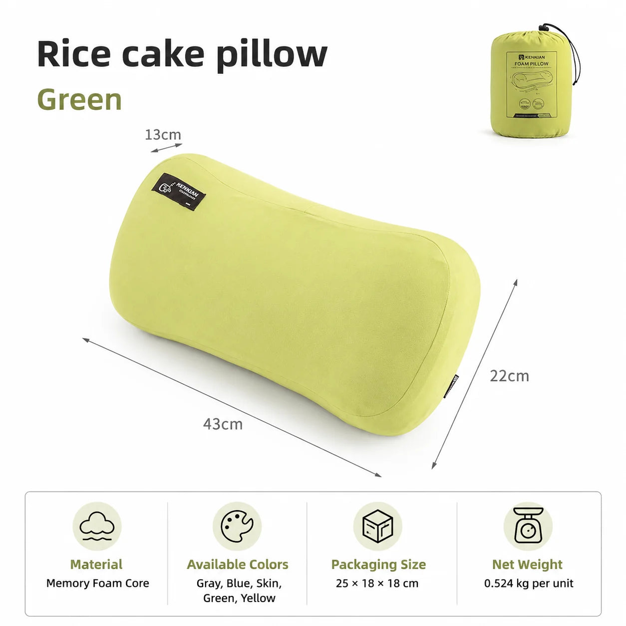 Portable Camping Pillow for Outdoor Sports, Hiking & Travel Vendula Care 4
