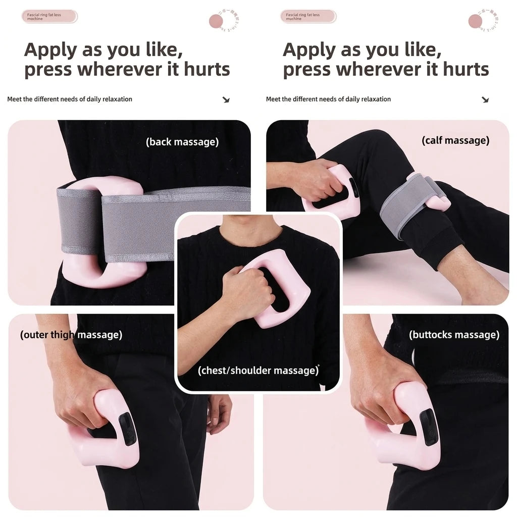 Portable Vibration Massage Ring for Handheld Muscle Relief Vendula Care 04