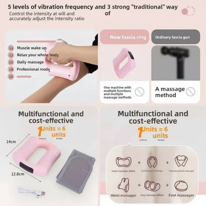 Portable Vibration Massage Ring for Handheld Muscle Relief Vendula Care 10