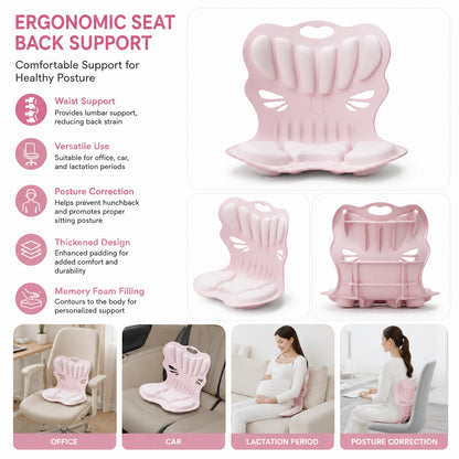 Posture Correction Memory Foam Lumbar Cushion for Back Pain Vendula Care 10