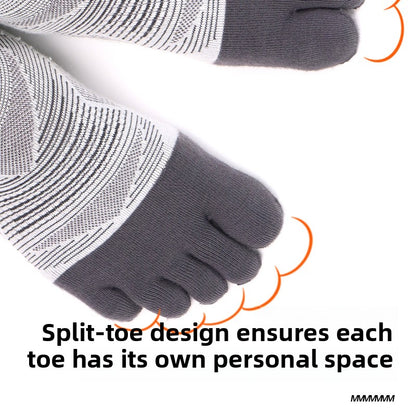 Professional Five Toe Running Socks Comfort Performance Fit globalswanky 02