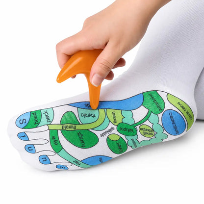 Reflexology Socks Set with Acupressure Guide for Foot Care vendula care 1