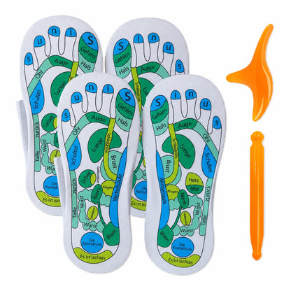Reflexology Socks Set with Acupressure Guide for Foot Care vendula care 2