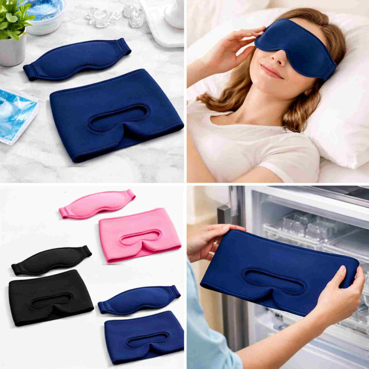 Reusable Gel Cold Compress Eye Mask for Cooling & De-Puffing Vendula Care (1)