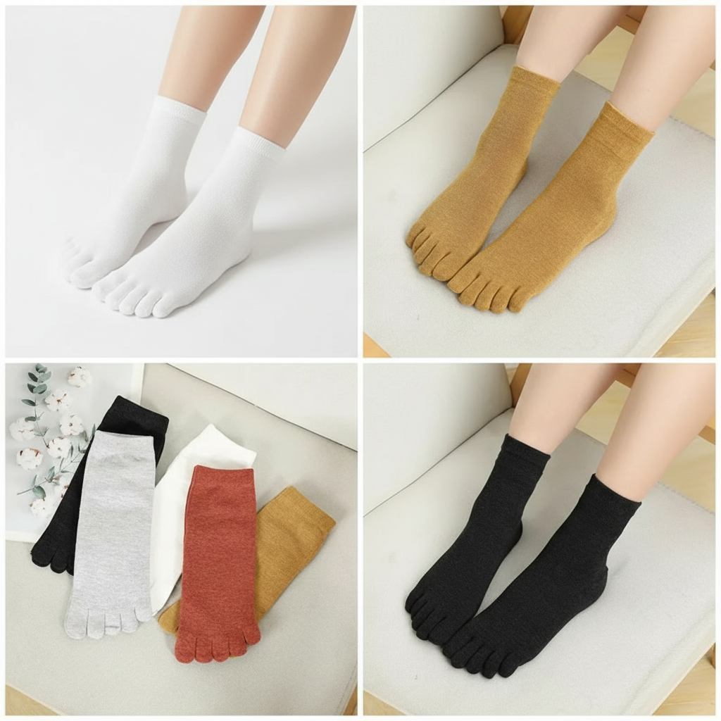 Seamless Mid-Tube Socks – Soft Comfort Fit for Daily Wear Vendula Care 01