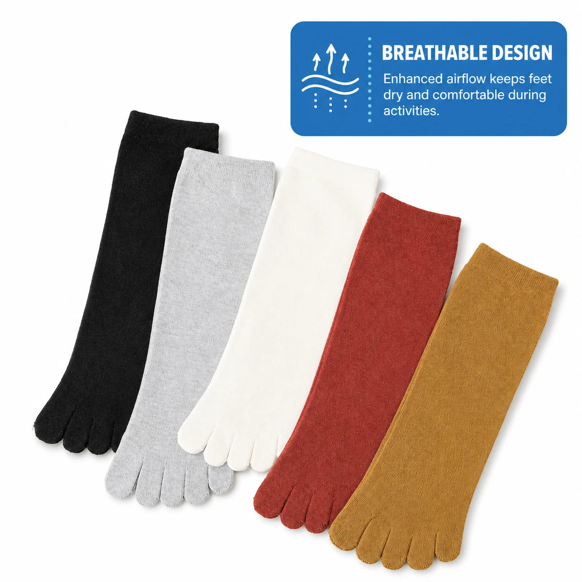 Seamless Mid-Tube Socks – Soft Comfort Fit for Daily Wear Vendula Care 08