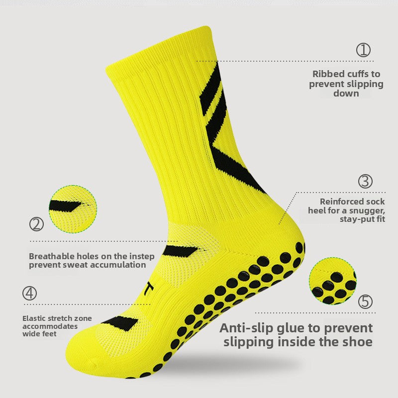 Silicone Non Slip Soccer Socks for Sports Grip Comfort Fit globalswanky 02