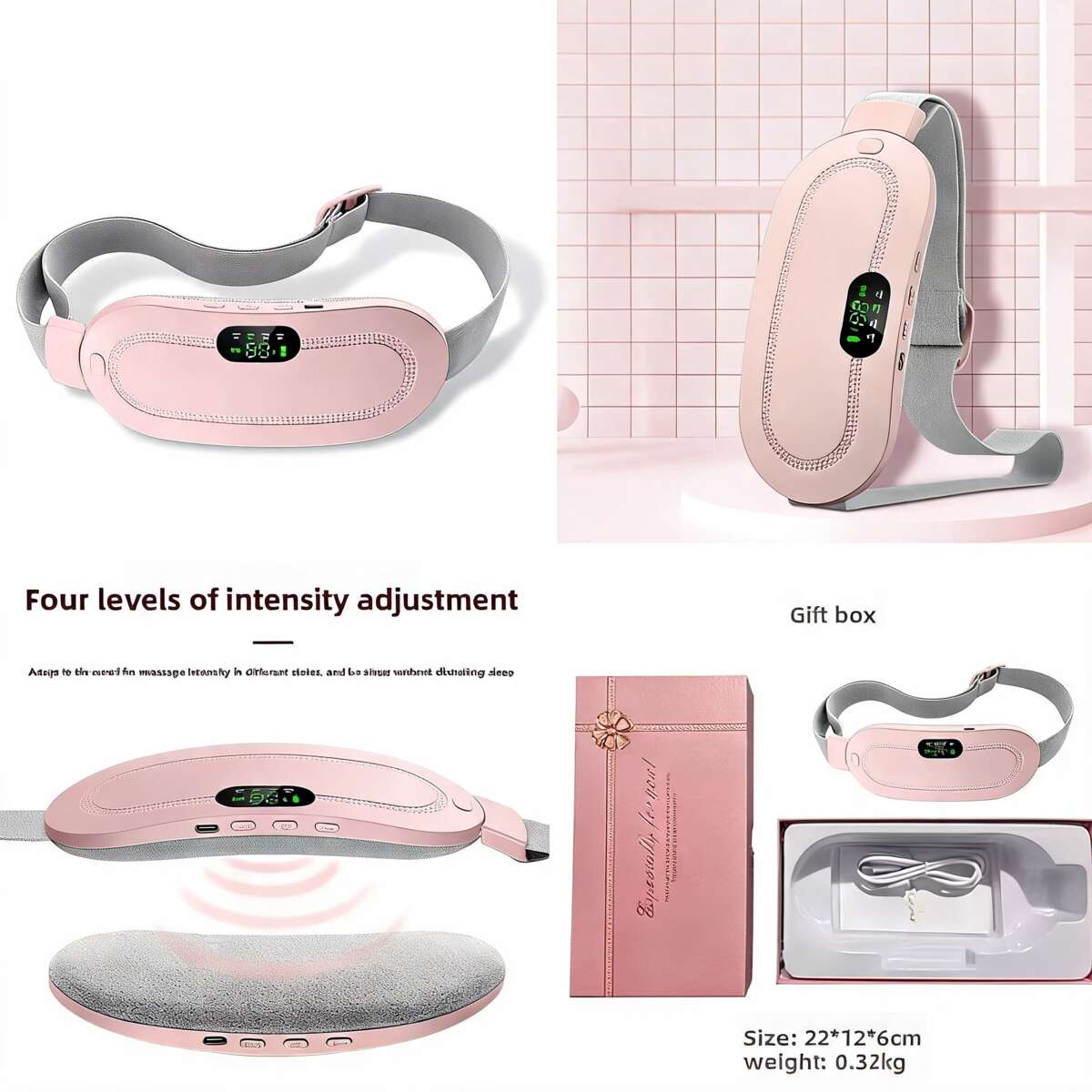 Smart Heating Massage Belt for Back & Waist Muscle Comfort VendulaCare (4)