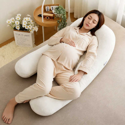 Soft Crystal Velvet Maternity Pillow for Full Body Comfort VendulaCare 03