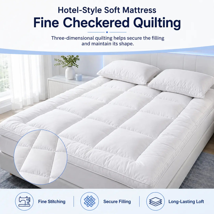 Soft Mattress for Plush Comfort, Pressure Relief & Better Sleep Global swanky 02