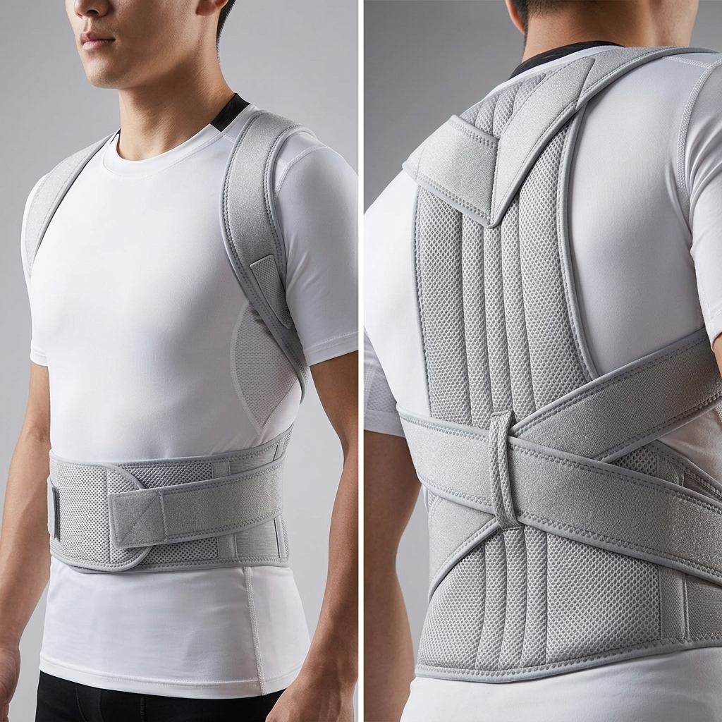 Spinal Orthotic Back Brace for Posture Support & Pain Relief vendulaCare 03
